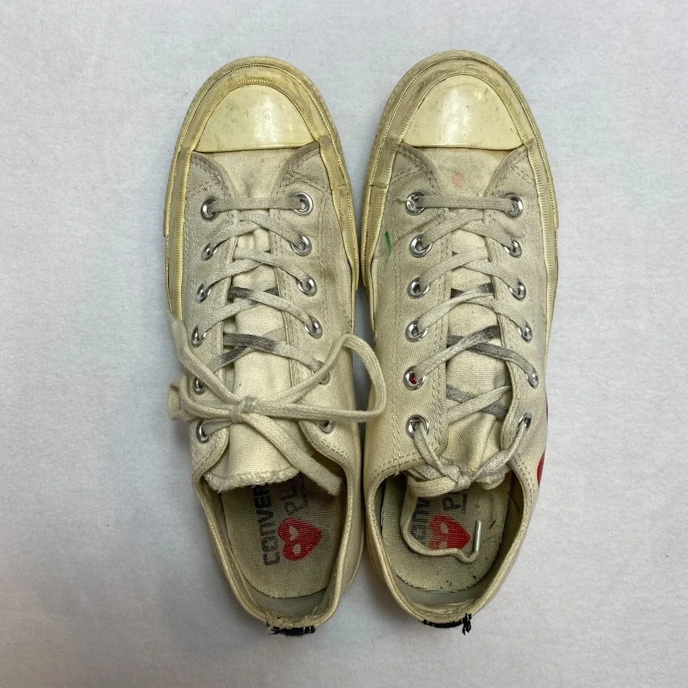 Chuck Taylor Sneakers Unisex 7 Off White Converse Comme Des Gascons - Picture 6 of 8